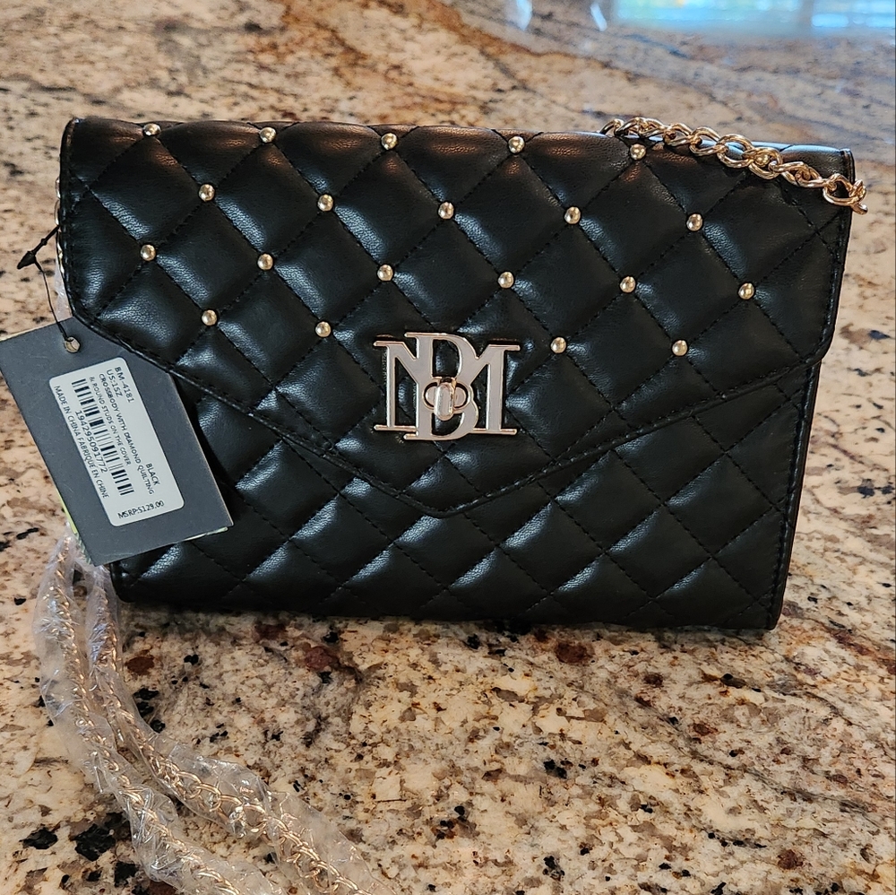❌SOLD❌ Studded Diamond Quilt Crossbody Bag $129 - Picture 7 of 12
